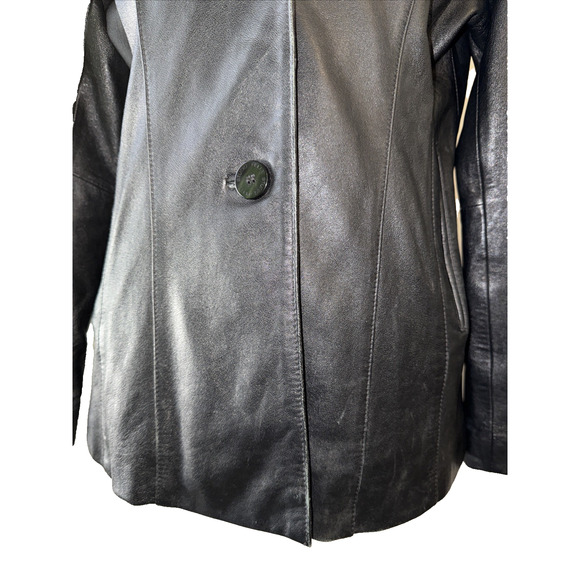 Pelle Studio Wilsons Leather Vintage Leather Blazer Jacket Size M - Picture 5 of 13